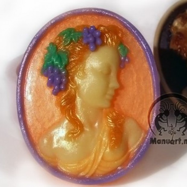 Silicone mold - Grape Maid - for making soaps, candles and figurines