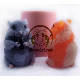 Hamster with sunflower Seed 3D