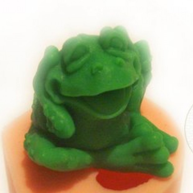 Silicone mold - Toad 3D - for making soaps, candles and figurines