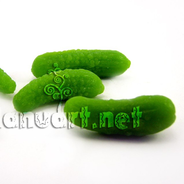 Silicone mold - Gherkins - for making soaps, candles and figurines