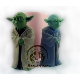 Silicone mold - Yoda 3D - for making soaps, candles and figurines