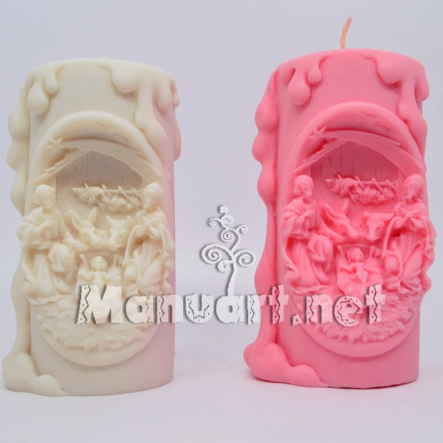 Silicone mold - Candle mold "Birth of the baby" - for making soaps, candles and figurines