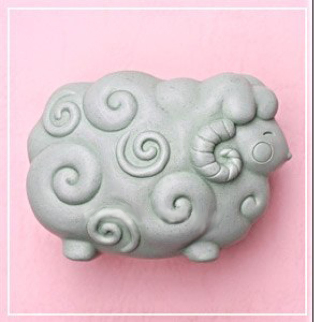 Silicone mold - Lamb - the cloud - for making soaps, candles and figurines