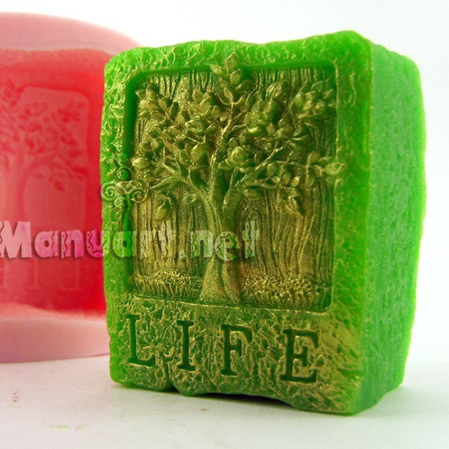 Silicone mold - Tree of Life - for making soaps, candles and figurines