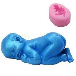 Silicone mold - Baby little 3D - for making soaps, candles and figurines
