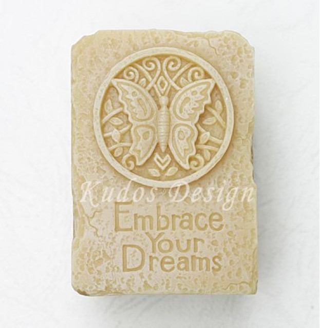 Silicone mold - Embrace your dreams (butterfly) 2D - for making soaps, candles and figurines