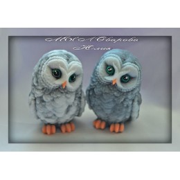 Silicone mold - Owl 3D - for making soaps, candles and figurines