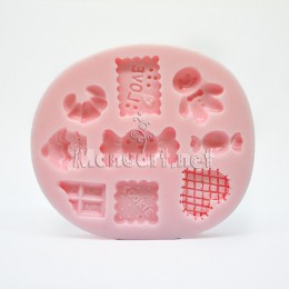 Silicone mold - Mold of sweetness with candies - for making soaps, candles and figurines