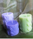 Silicone mold - The knitted candle - for making soaps, candles and figurines