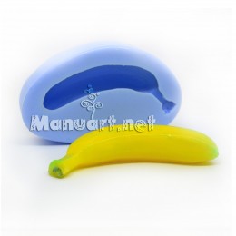 Silicone mold - Banana 3D - for making soaps, candles and figurines