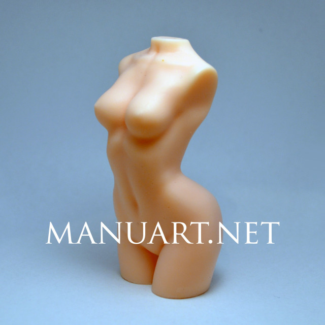 Silicone mold - Woman torso - for making soaps, candles and figurines