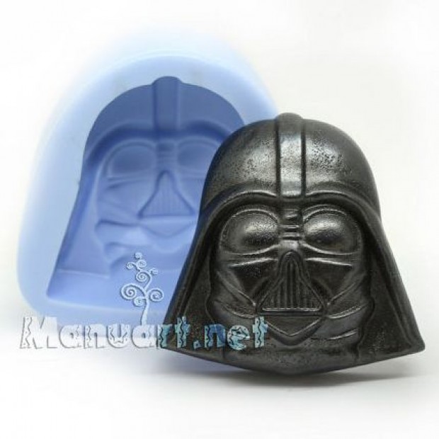 Silicone mold - Darth Vader Star Wars - for making soaps, candles and figurines