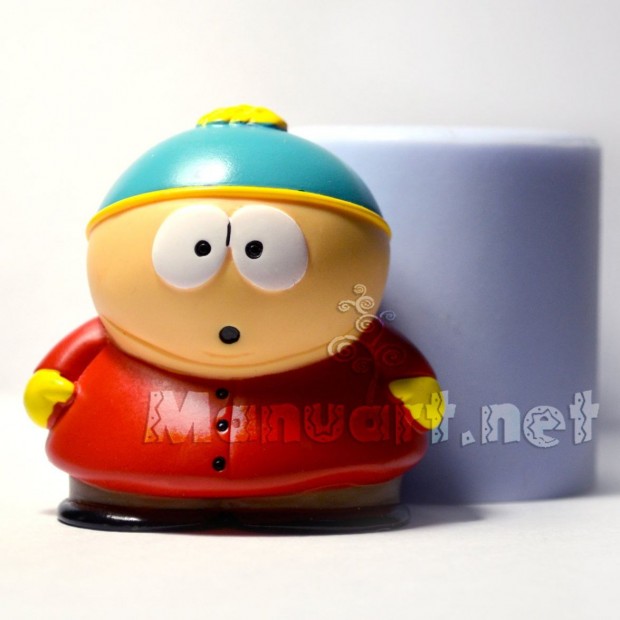 Silicone mold - South Park Eric Cartman - for making soaps, candles and figurines