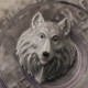 Silicone mold - Wolf head - for making soaps, candles and figurines