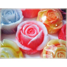 Silicone mold - Rose #2 - for making soaps, candles and figurines