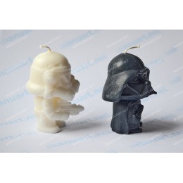 Silicone mold - Darth Vader  Star Wars 3D - for making soaps, candles and figurines