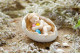 Silicone mold - Sleeping baby in eggshell - for making soaps, candles and figurines