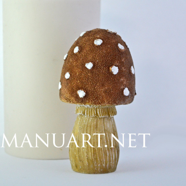 Silicone mold - Mushroom - for making soaps, candles and figurines