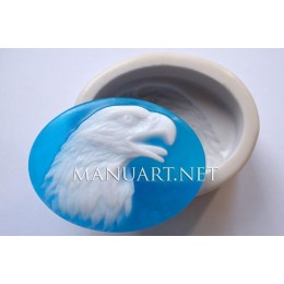 Silicone mold - Eagle head - for making soaps, candles and figurines