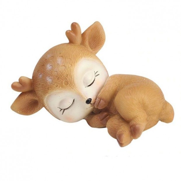 Silicone mold - Sleeping fawn - for making soaps, candles and figurines