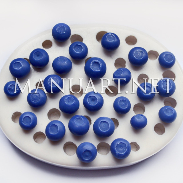 Silicone mold - Blueberry 3D - for making soaps, candles and figurines