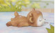 Silicone mold - Sleeping fawn #2 - for making soaps, candles and figurines