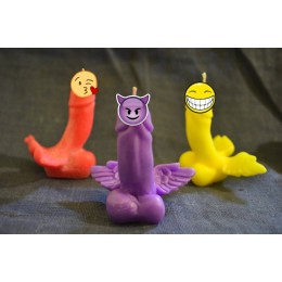 Silicone mold - Little penis with wings - for making soaps, candles and figurines