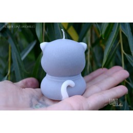 Silicone mold - Praying little cat 3D - for making soaps, candles and figurines