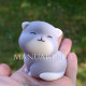 Silicone mold - Sitting cat 3D - for making soaps, candles and figurines