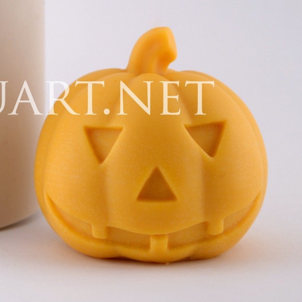 Silicone mold - Halloween pumpkin - for making soaps, candles and figurines