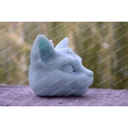 Silicone mold - Mystical cat head 3D - for making soaps, candles and figurines