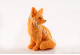 Silicone mold - Big sitting Fox - for making soaps, candles and figurines