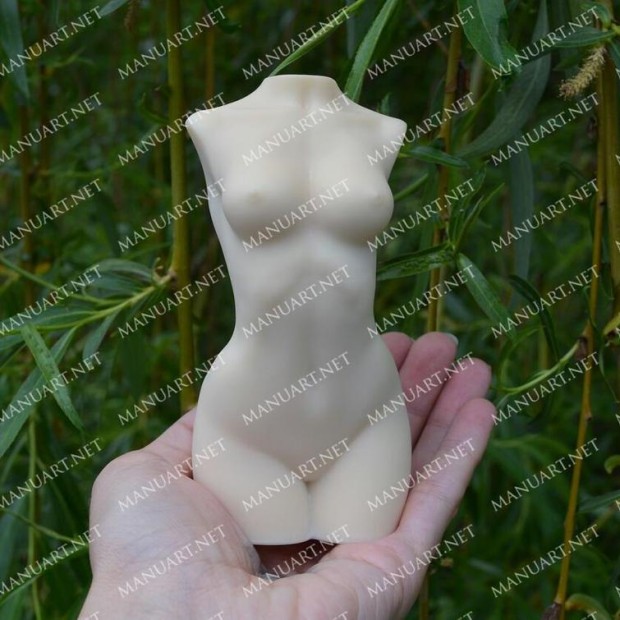 Silicone mold - Big Woman torso 3D - for making soaps, candles and figurines