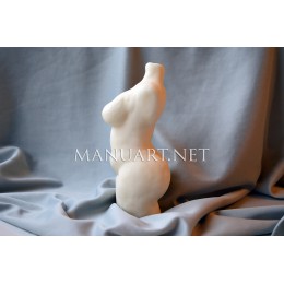Silicone mold - Big Full figure Woman torso 3D  - for making soaps, candles and figurines