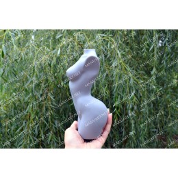 Silicone mold - LARGE Woman torso 3D - for making soaps, candles and figurines