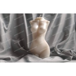 Silicone mold - Big Pregnant Female torso 3D - for making soaps, candles and figurines