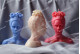 Silicone mold - Frida Kahlo bust 3D - for making soaps, candles and figurines