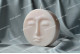 Silicone mold - Moon face 3D - for making soaps, candles and figurines