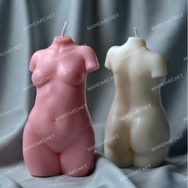 Silicone mold - Woman torso â„–7 - for making soaps, candles and figurines