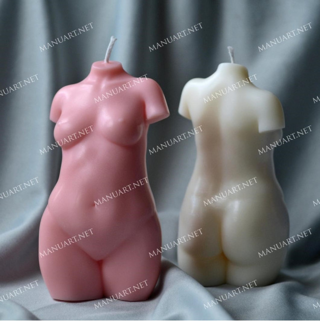 Silicone mold - Woman torso №7 - for making soaps, candles and figurines