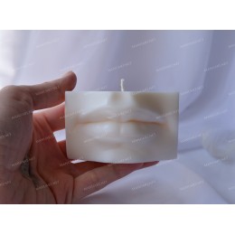 Silicone mold - Medium Lips of David 3D - for making soaps, candles and figurines
