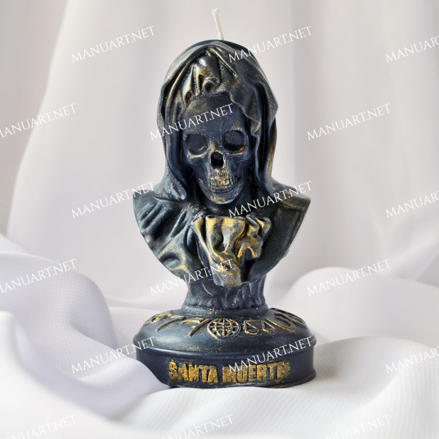 Silicone mold - Santa Muerte 3D - for making soaps, candles and figurines