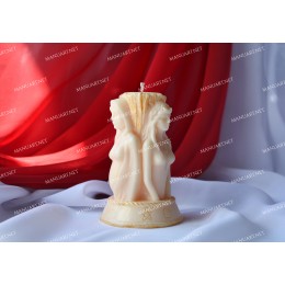Silicone mold - Triple Goddess 3D - for making soaps, candles and figurines