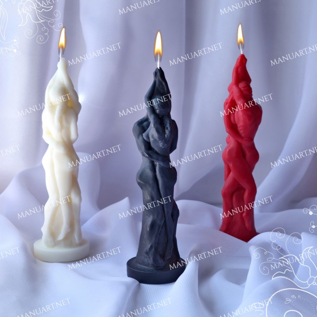 Silicone mold - Lovers 3D - for making soaps, candles and figurines