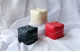 Silicone mold - Pouf Cube 3D - for making soaps, candles and figurines