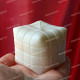 Silicone mold - Pouf Cube 3D - for making soaps, candles and figurines