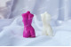 Silicone mold - MINI Female torso #8 3D - for making soaps, candles and figurines