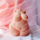 Silicone mold - Super chubby Woman torso 3D - for making soaps, candles and figurines