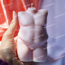 BIG Plus size Male nude torso 3D