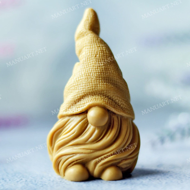 Silicone mold - Scandinavian Christmas Gnome #2 - for making soaps, candles and figurines